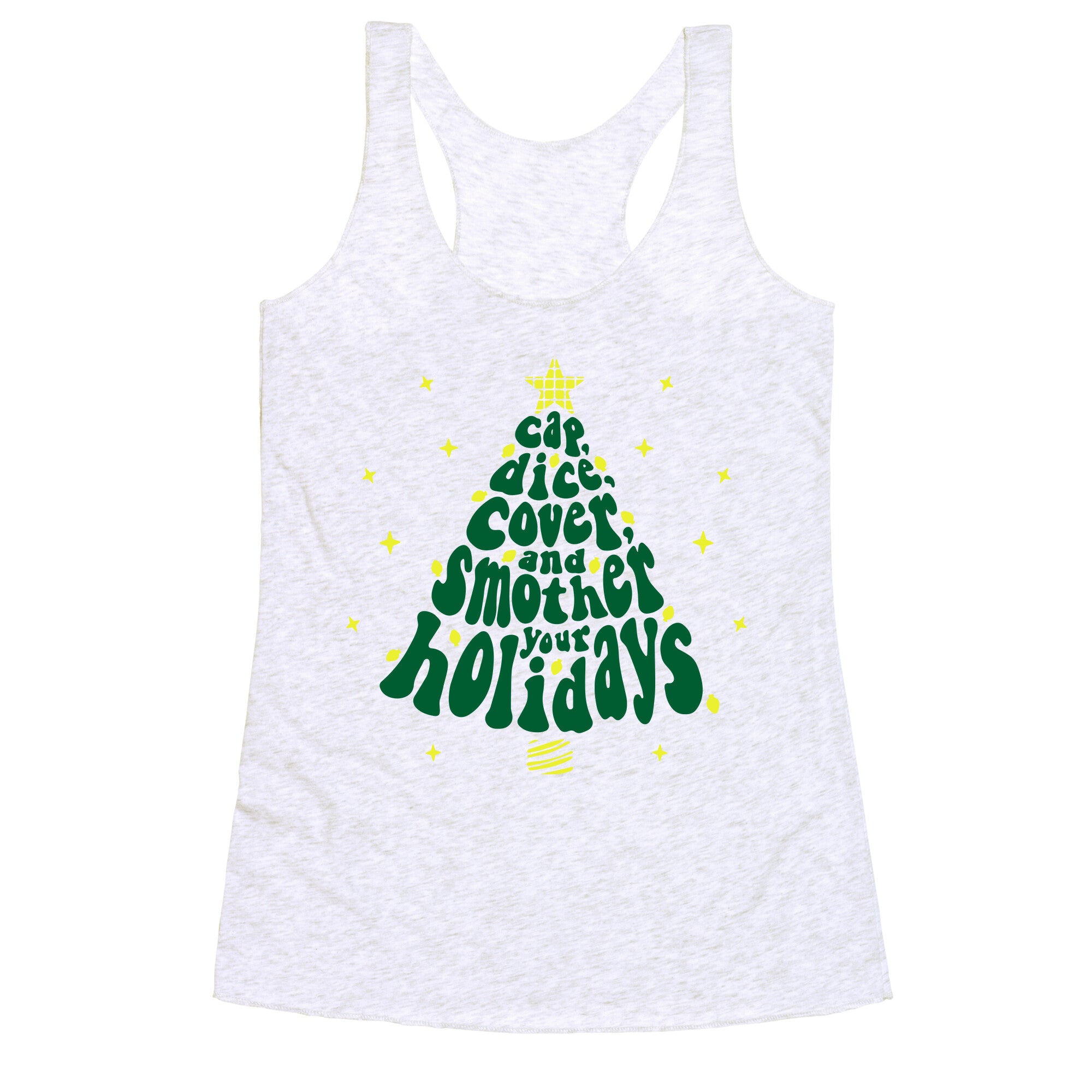 Waffle House Christmas Racerback Tank